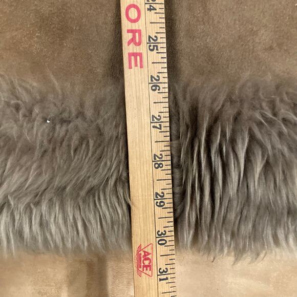 Genuine Shearling Sheepskin Penny Lane Leather Coat Made in Spain M-L - Picture 13 of 13